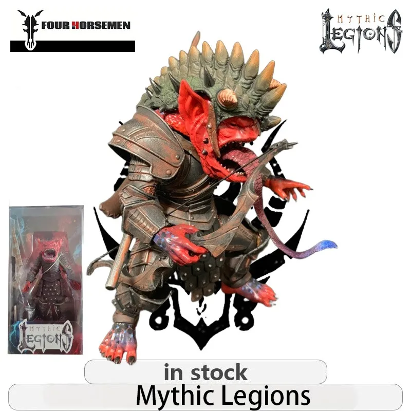 

Студии «Четыре всадника», серия «Настоящие мифические легионы», «Огненный демон», ад, огонь, гоблин, модель в американском стиле, коллекционные предметы