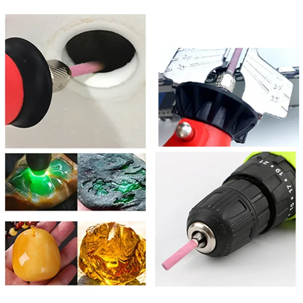10pcs Chain Grinder Head Electric Chain Grinder Electric Saw Chain Tooth Grinder Chains Saw Sharpening Set Sanding Head Set