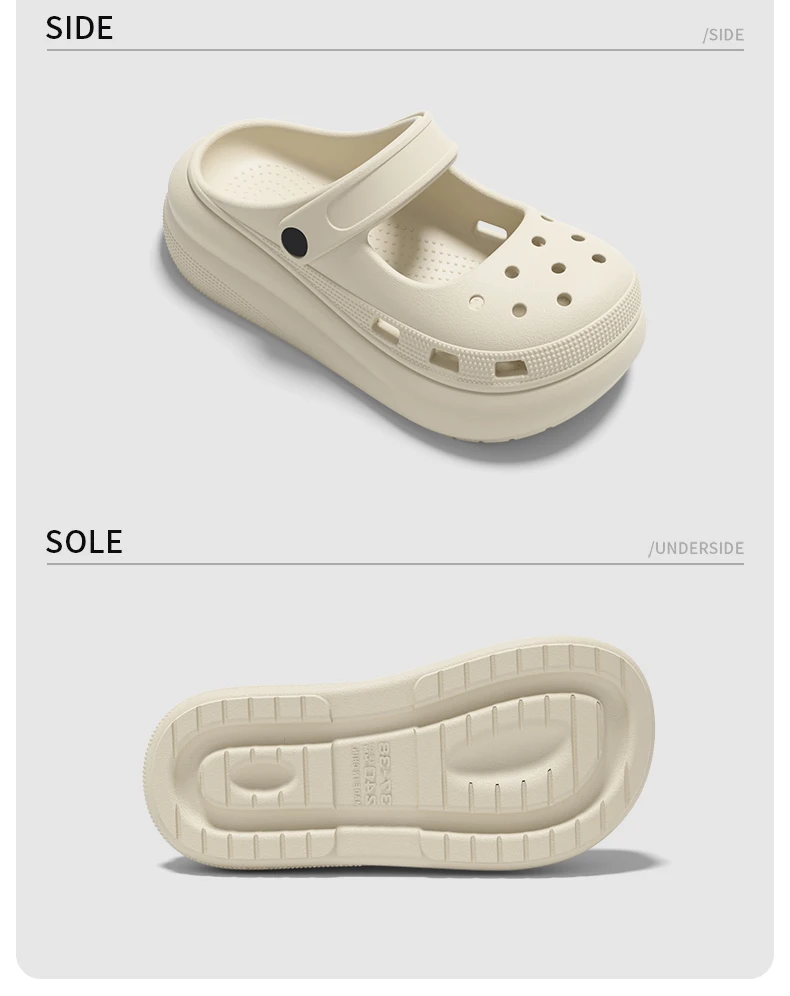 SHAJI Neue Damen EVA Clogs mit geschlossener Zehenpartie, rutschfeste, weiche Sommer-Slipper für drinnen, zu Hause, draußen, am Strand, für Paare, lässige Slides – Detail 14