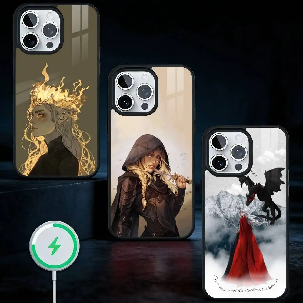 

T-Throne Of Glass Phone Case For iPhone17,16,15,14,13 Plus,Pro Max Magnetic For Magsafe Wireless Charging