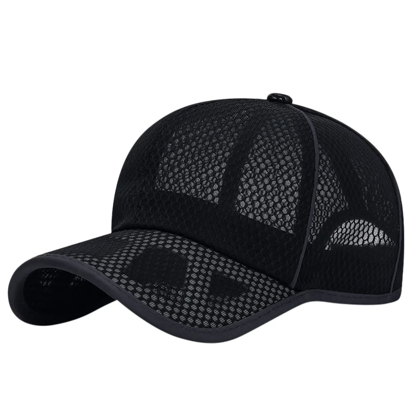 Men Women 2024 Summer Full Mesh Baseball Cap Quick Dry Cooling Sun Protection Hiking Golf Running Adjustable Snapback Hat gorras