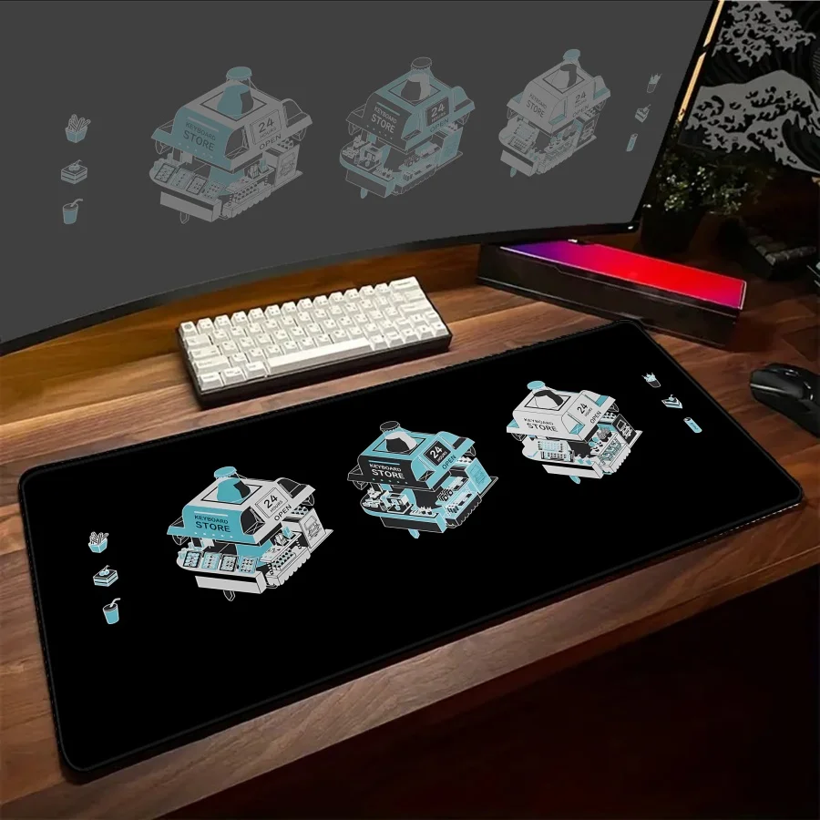 

Large Gamer Switch Mouse Pad XXL Anime HD Rug Non-slip Keyboard Desk Mats Laptops Gaming Accessories Mousepads