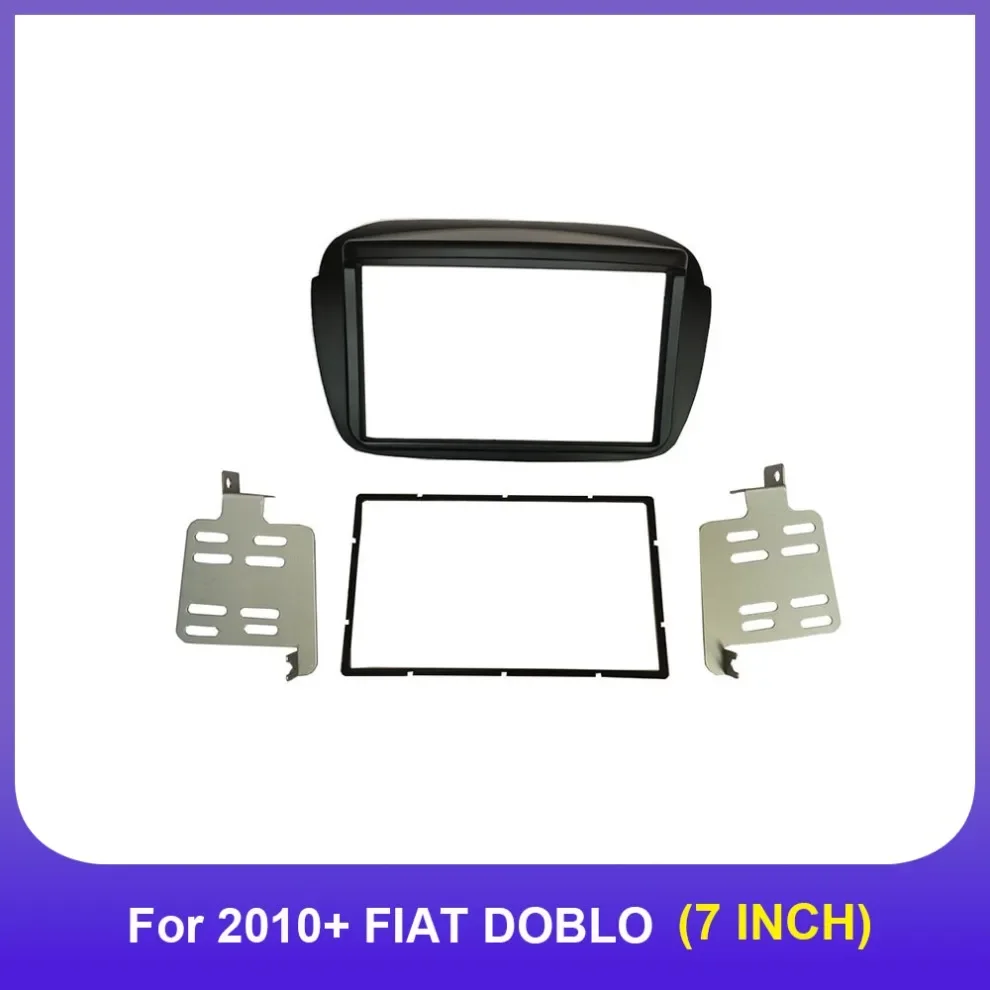 

Автомобильный радиоприемник для 2010 + FIAT DOBLO, 2DIN.7 дюймов, облицовка Android GPS MP5, стереопроигрыватель, передняя панель, рамка для приборной панели, облицовка для установки