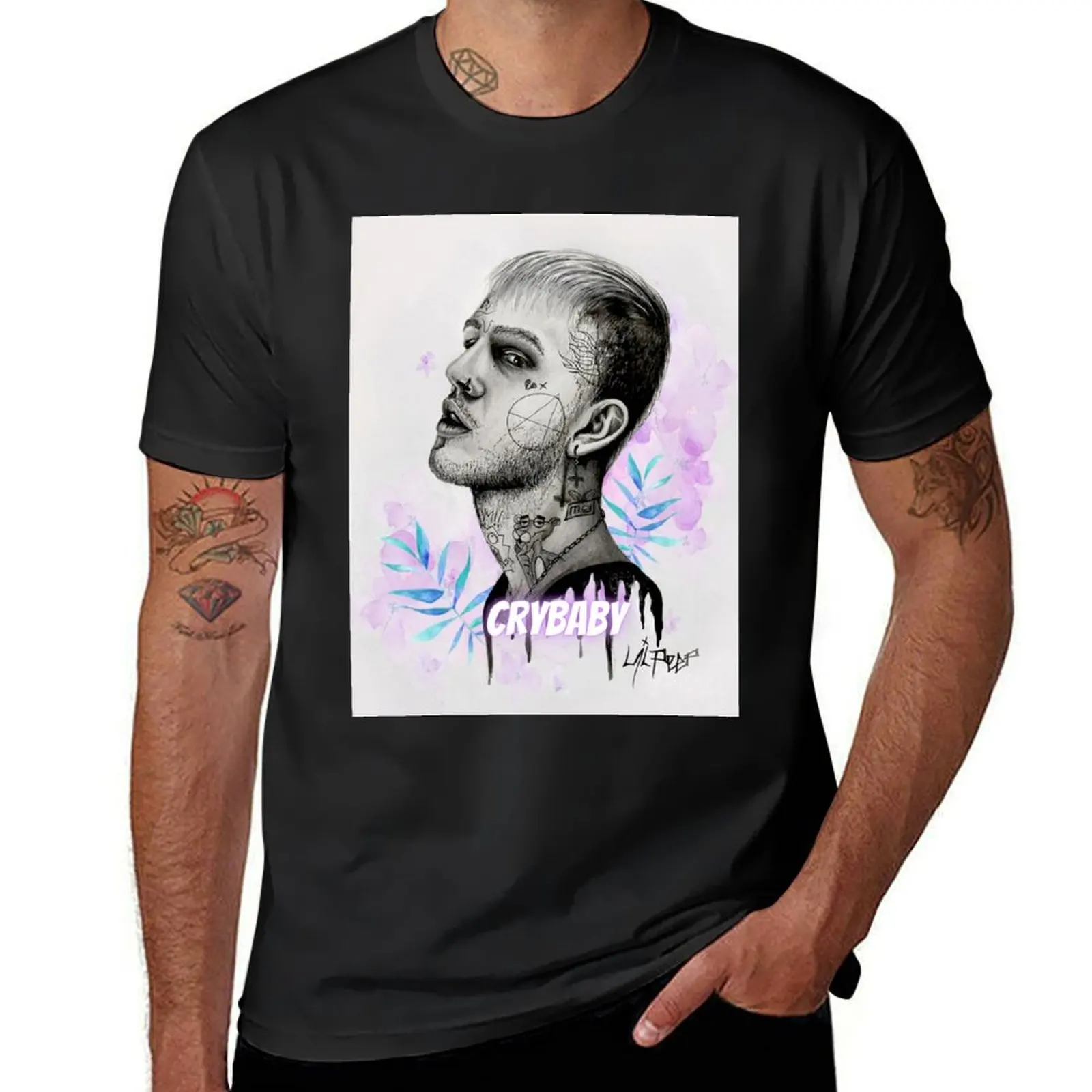 

lil peep T-Shirt summer clothes quick drying customs quick-drying mens clothes