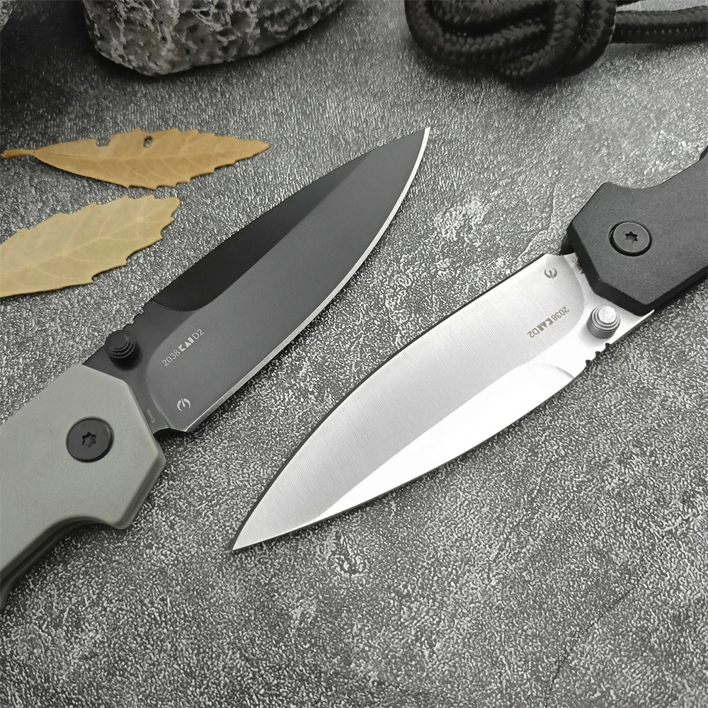 Style 2 KS 2038 Plastic Handle Tactical Knives Iridium Folding Knife Spear Point Blade Outdoor Bailout Survival Tool Pocket