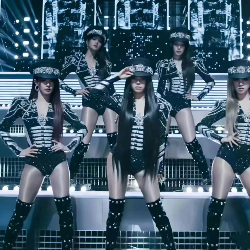

Kpop Korean Singer Concert Stage Performance Costumes Group Outfits Women Nightclub Hot Girls Dance Clothing Festival Rave Wear