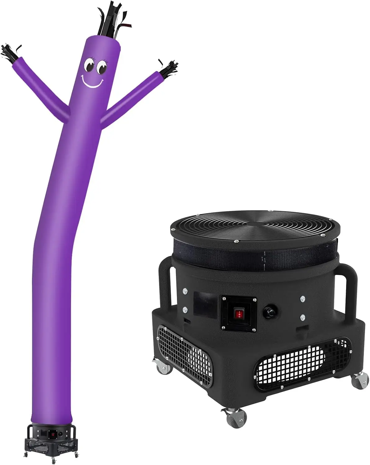 20ft Inflatable Tube Man Waving Puppet Sky Dancing Man with 1HP Blower Complete Set, 20-Feet 18Inch (Purple)