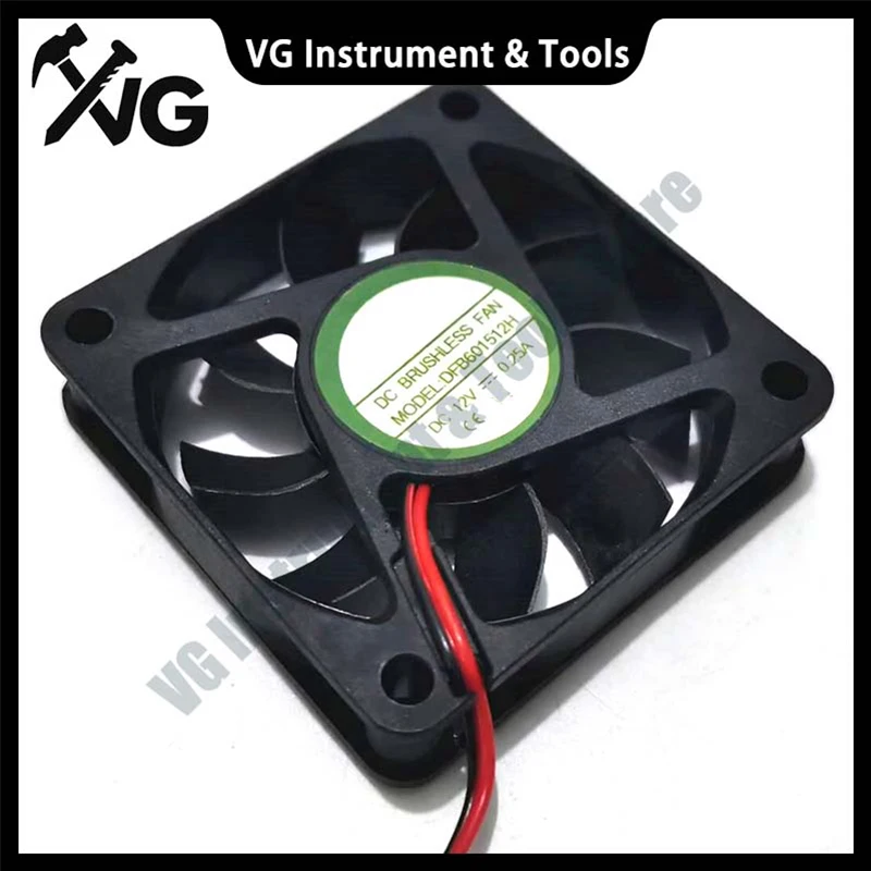 Nouveau ventilateur de refroidissement pour serveur Young Lin DFB601512H DC 12V 0.25A 60x60x15mm à 2 fils