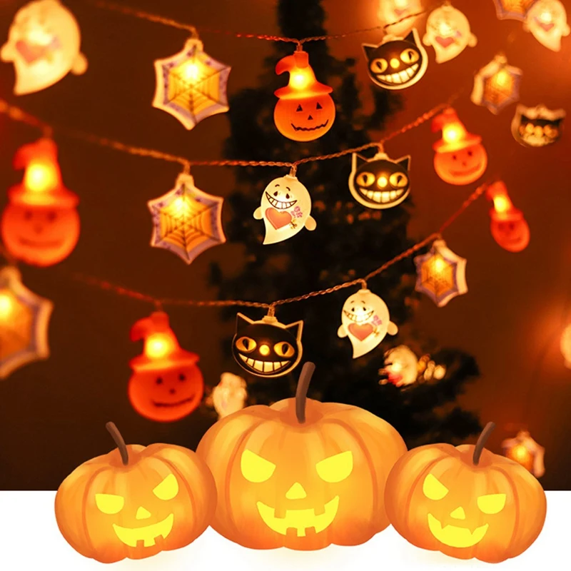 LED String Light Outdoor Halloween String Lights Holiday Lighting Decor Hanging Decor Scene Arrangement
