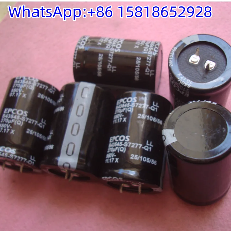 

2 шт. 550 В 270 мкФ замена 220 мкФ EPCOS ламповый усилитель высокого напряжения аудиофильский фильтр электролитический конденсатор