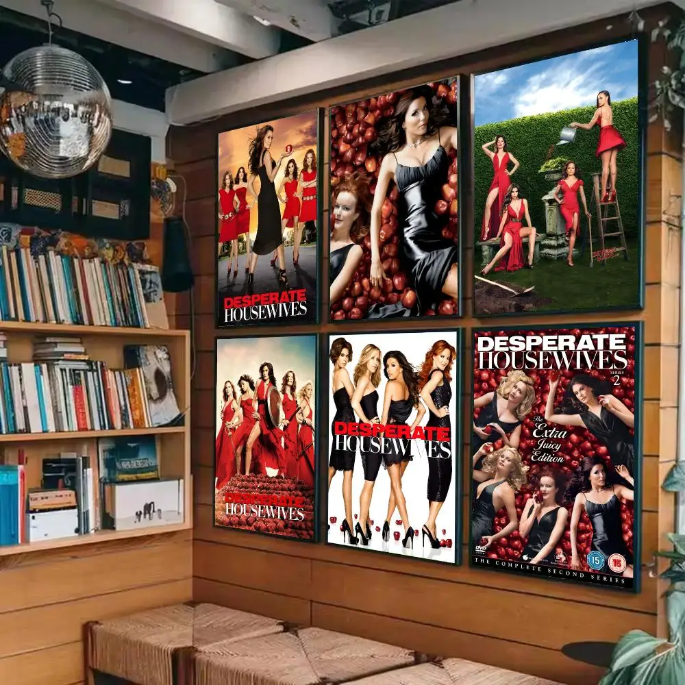 Desperate Housewives Poster Sticky Painting Prints Wall Art Waterproof Home Living Bed Room Bar Cafe Aesthetic Decor