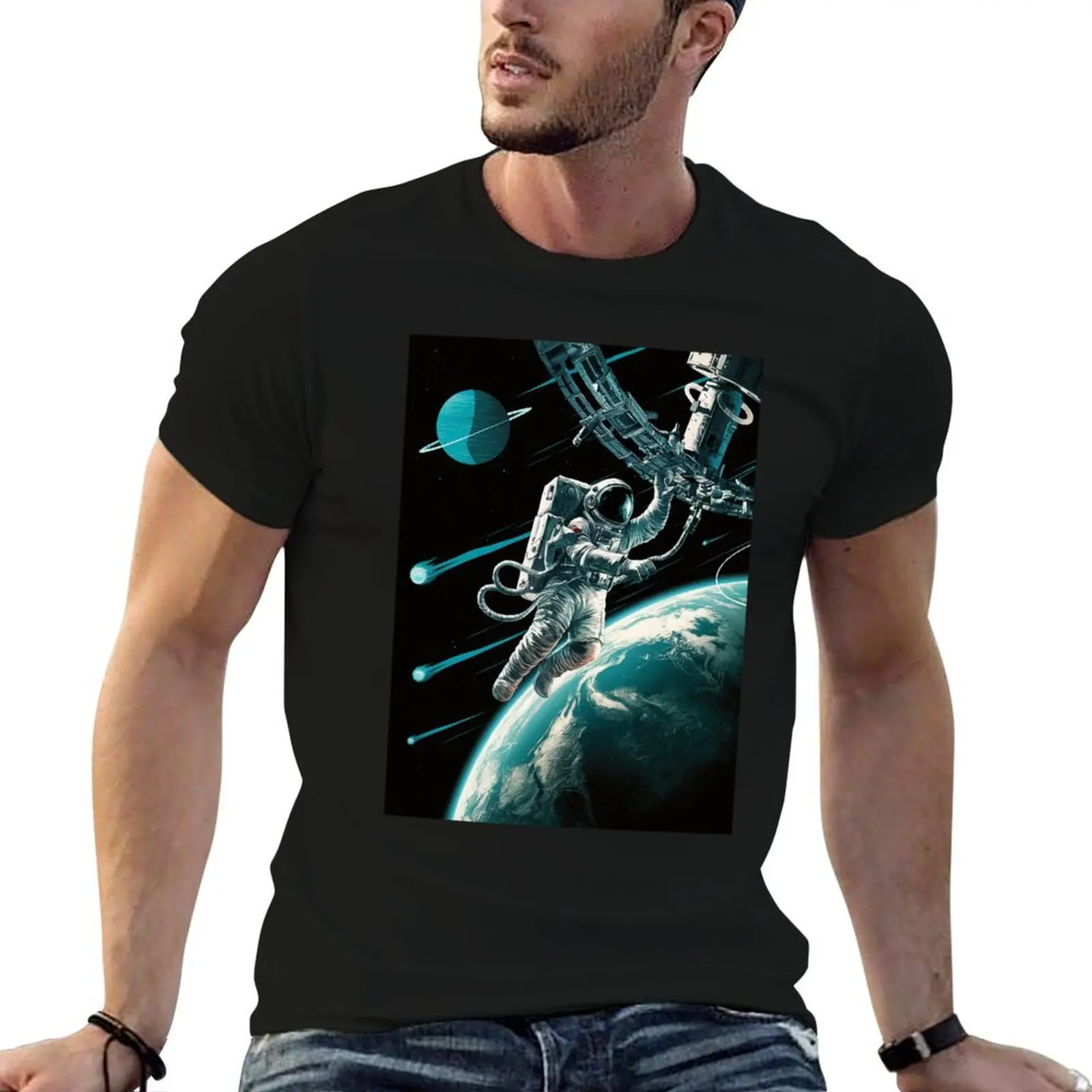 

Astronaut In Space T-Shirt t shirt man designer man t shirt cotton high quality T-Shirt