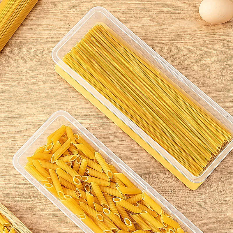 Kitchen Noodle Spaghetti Container Household Cereal Preservation Storage Box With Cover Spaghetti Box Kitchen Food Container