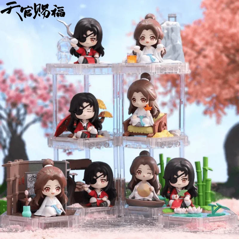 New Cosplay Blessing Tian Guan Ci Fu Model Tgcf Xie Lian Hua Cheng Bl Four Seasons Together Blind Box Q Figure Doll Toy Gifts