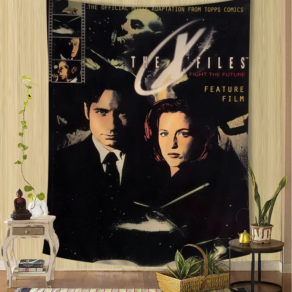 Horror Movie X-Files Posters Aesthetics DIY Wall Tapestry Ha
