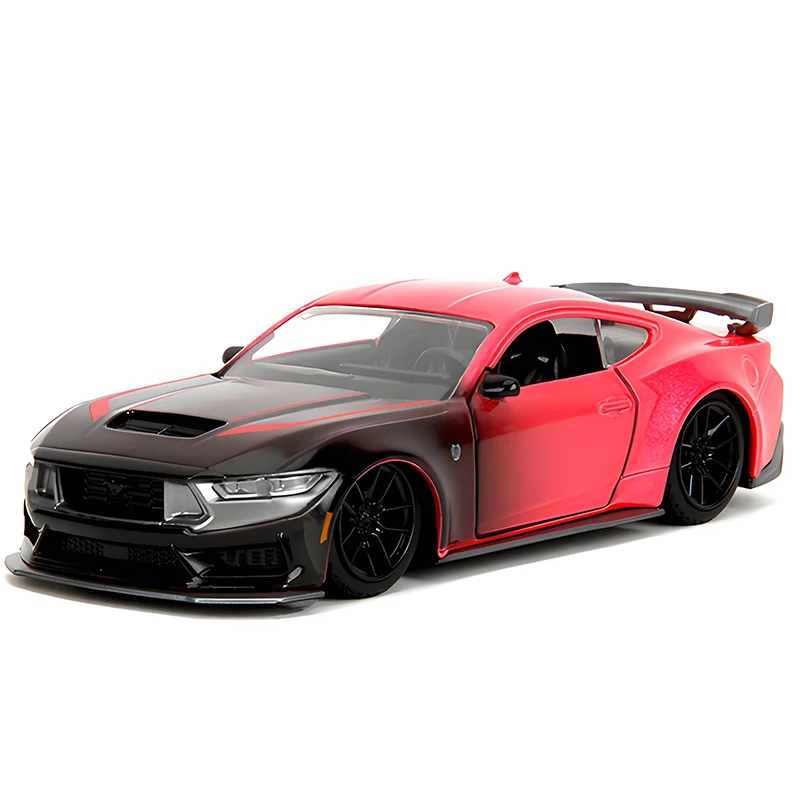 

JADA 1:32 MUSTANG DARK HORSE 2024, легкосплавный автомобиль, литье под давлением и игрушечный транспорт, модель автомобиля, миниатюрная масштабная модель автомобиля для детей