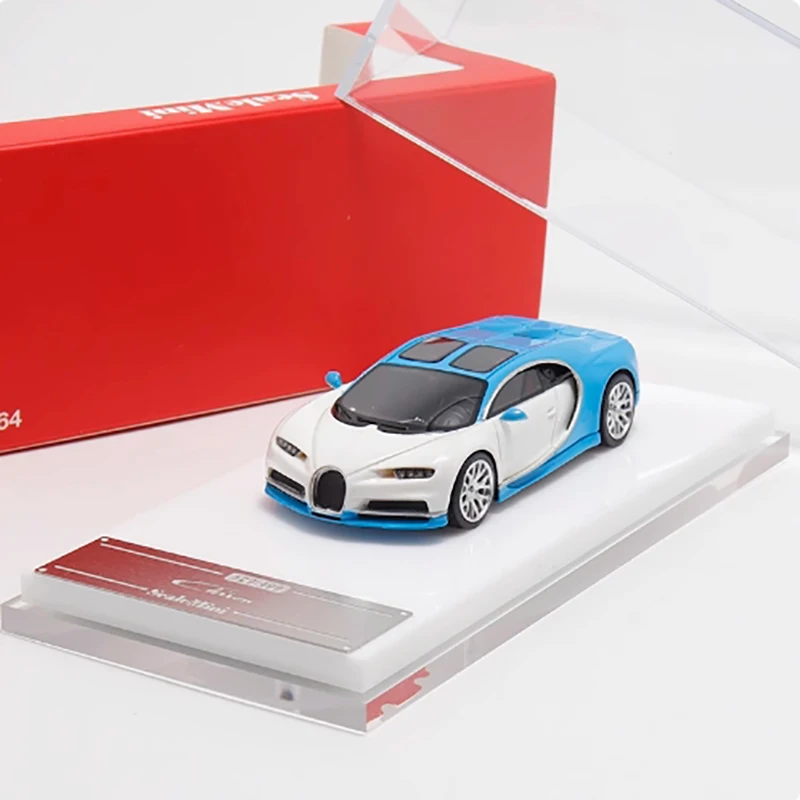 Original 1:64 Scale Chiron Simulation Resin Car Model Static Display Gift Toy Collectible Souvenir Decoration