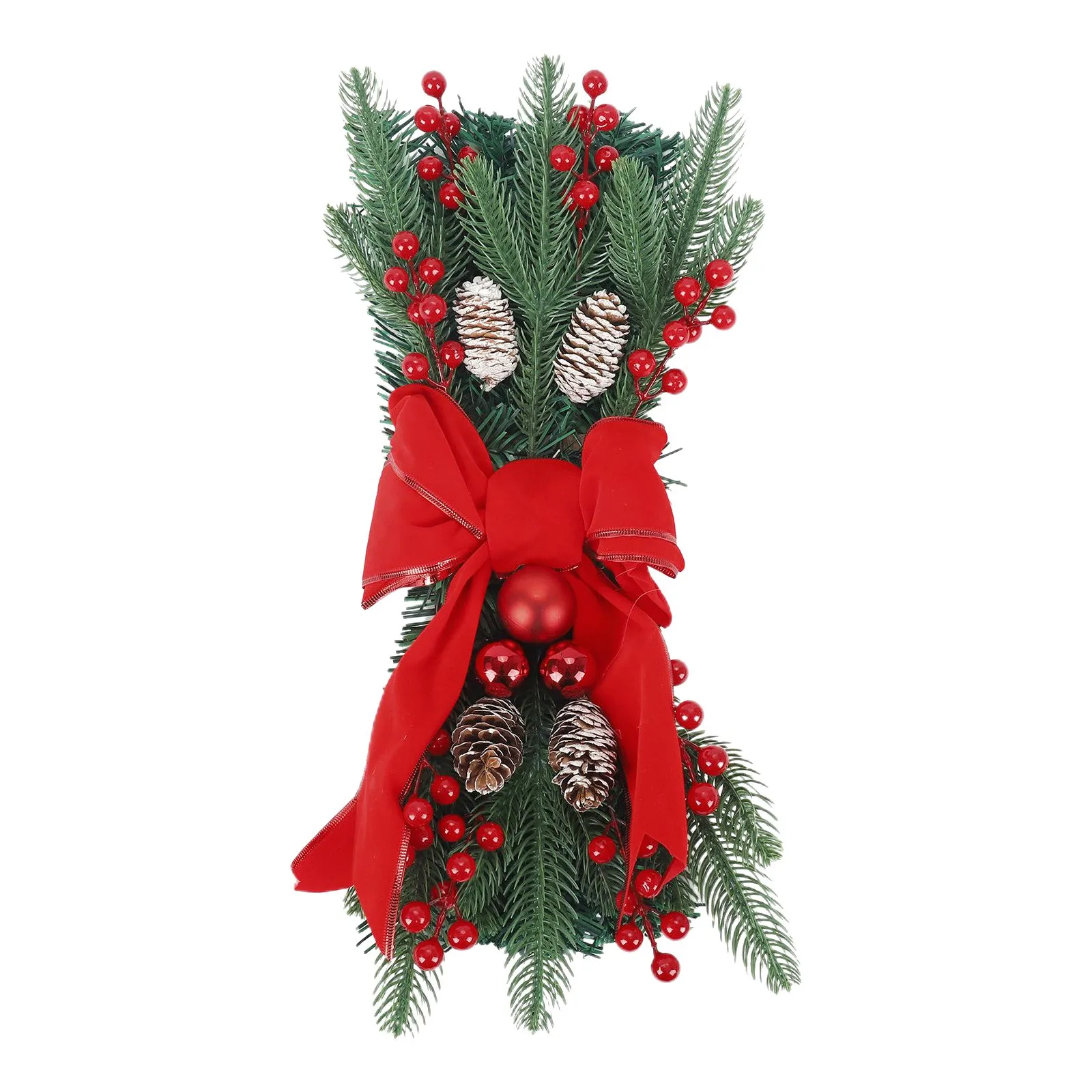 2024 Christmas Garland Decorations Decorative Garland Wreaths Lights Beauty Berry Decorations Rattan Artificial Wreath For Stair