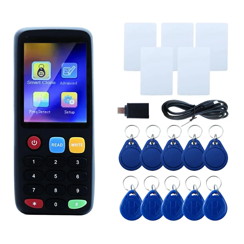 【ADD TO CART 】RFID Reader Writer X7 RFID Copier Frequency Smart Card Reader ID IC Elevator Card RFID Writer For Access Control S