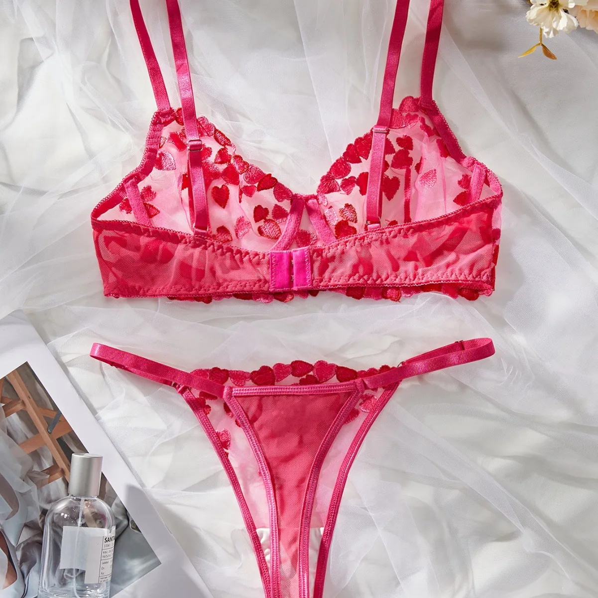 Lingerie Sexy per le donne, ricamo confortevole, caldo e appassionato, tentazione hottie prospettiva, set di biancheria sexy in pizzo