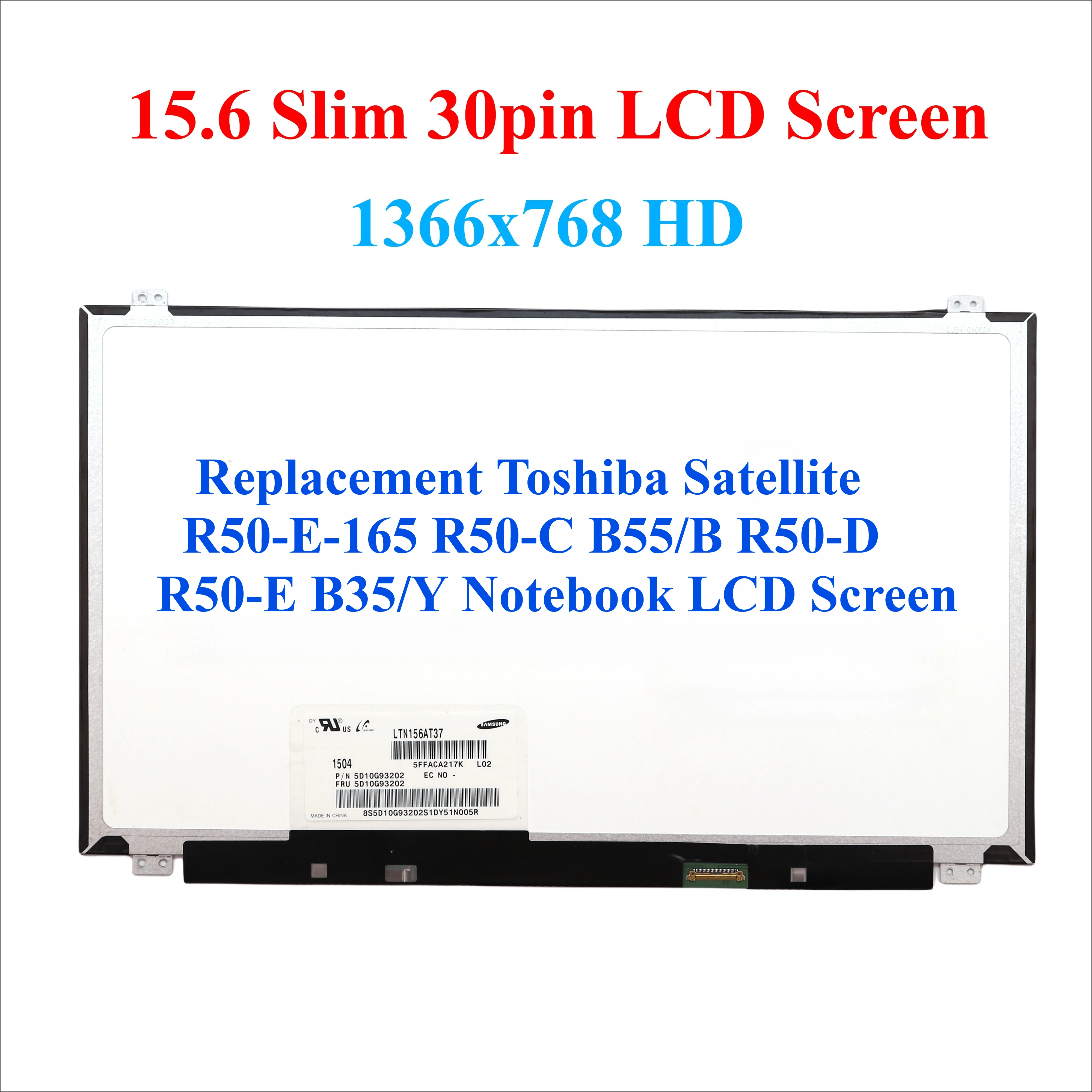 

Для Toshiba Satellite R50-E-165 R50-C B55/B R50-D R50-E B35/Y ЖК-экран для ноутбука
