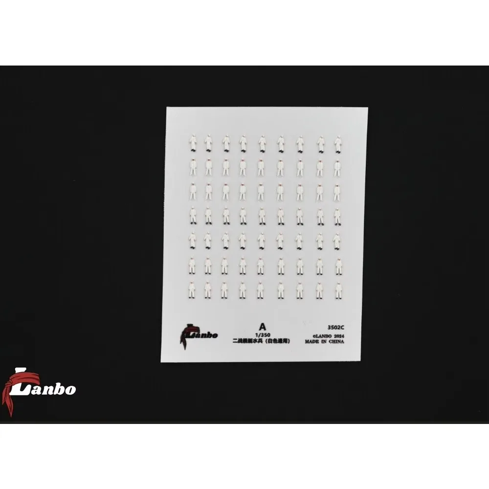 

Lanbo Models 3502C 1/350 WWII Naval Sailor (White Universal) 3D Printed For Model Building Kit