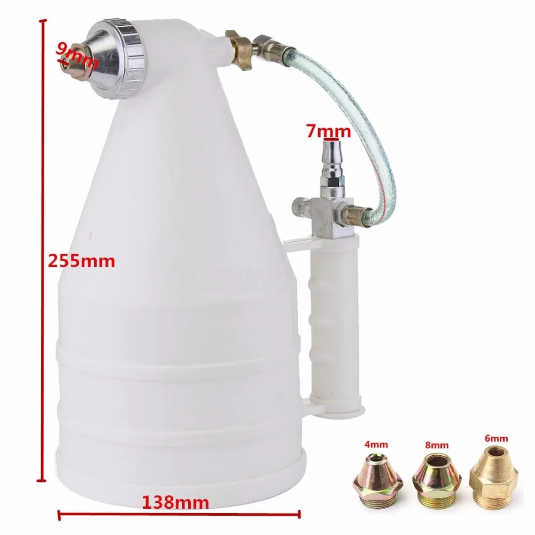 3000CC Lime Air Sprayer Cement Mortar Gravity Spray + 4/6/8mm Spray Nozzles New