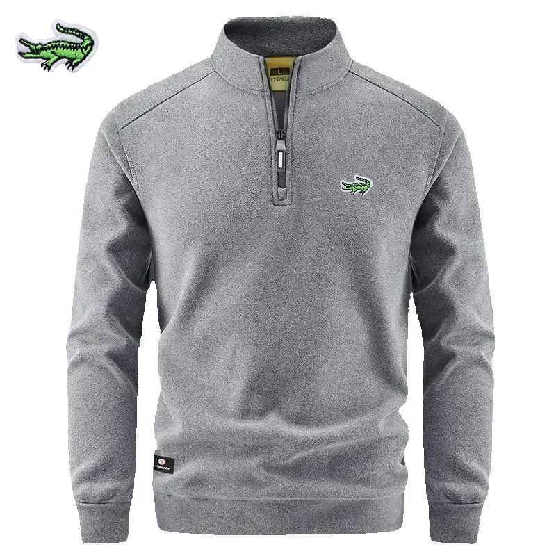 

CARTELO men's high-quality fleece hoodie jacket, autumn and winter thick warm windproof sports jacket
