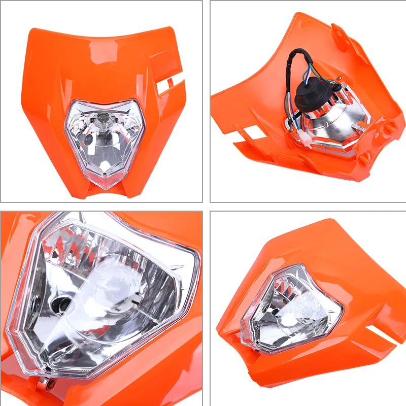 Front Light Motorcycle Headlight LED Universal Headlamp For KTM EXC EXCF SX SXF XC XCF XCW XCFW 125 150 250 300 350 450 530