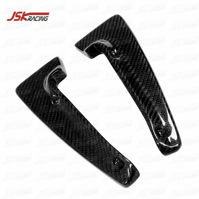 

3D-дизайн, карбоновые накладки на передний бампер для BMW 2 серии F87, M2, M2C, боковые сплиттеры, декоративные элементы, аксессуары для автомобилей 2016-2019 годов