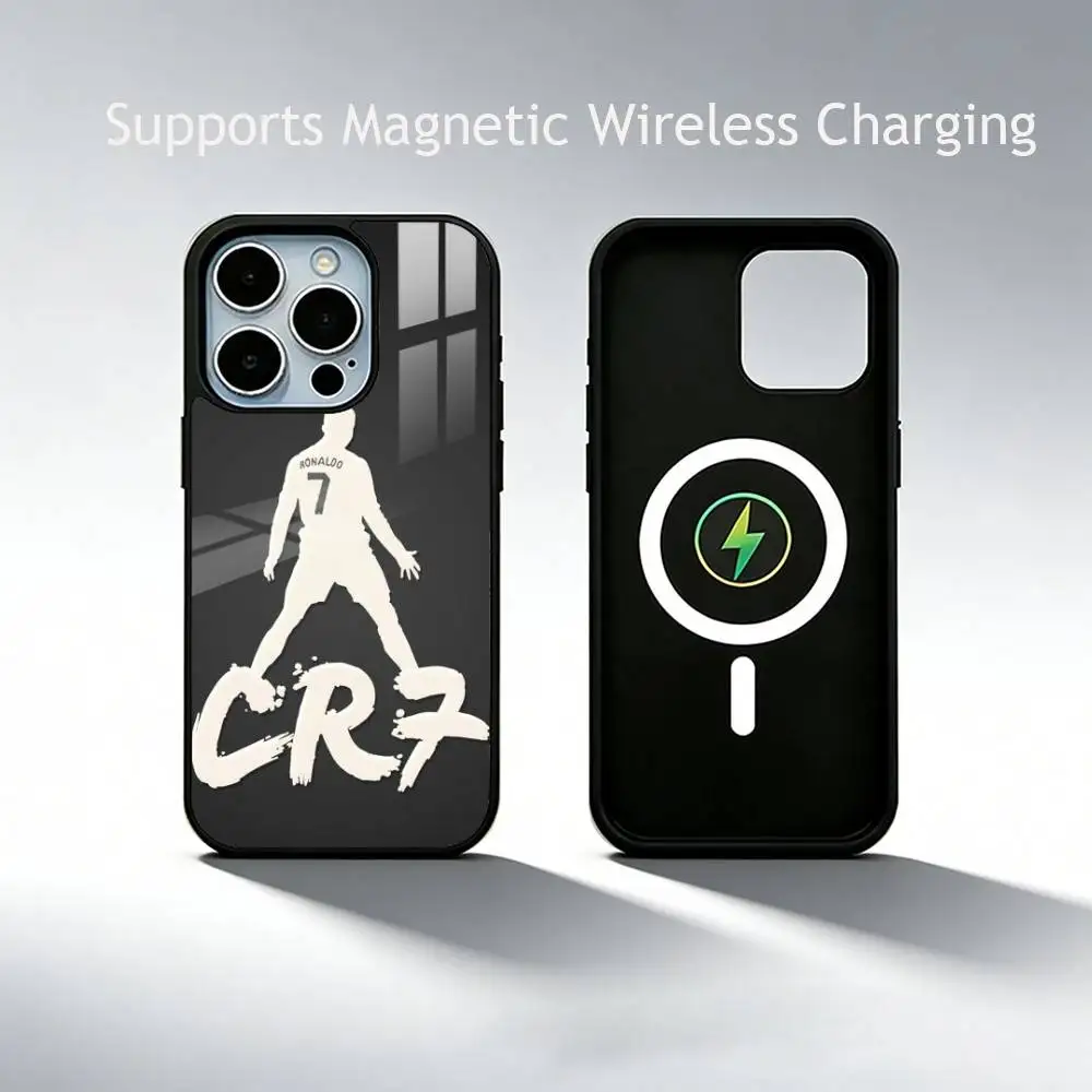 C-Cristiano R-Ronaldo   Phone Case For iPhone17,16,15,14,13,12,11 Plus,Pro Supports Magnetic Wireless Charging