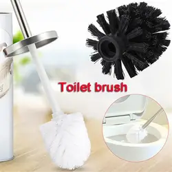 Universal Toilet Brush Replacement Head Bowl Brush Bathroom WC Cleaning Utensils Accessories Storage With Sturdy Stiff Bristles