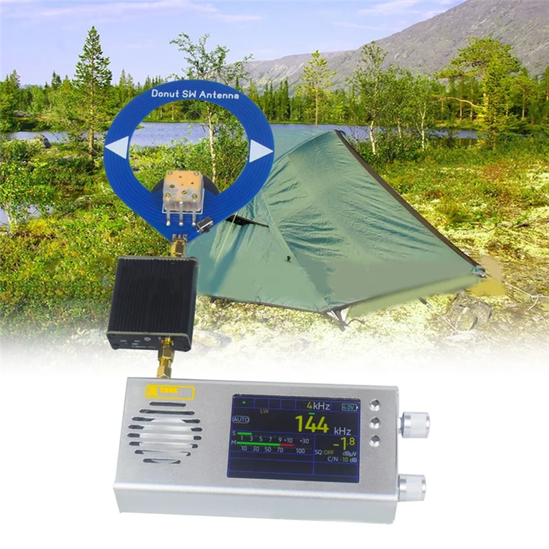 AA87 TEF6686 Радиоприемник Вседиапазонный FM/MW/коротковолновый/LW Радио Портативное радио с антенной-пончиком Усилитель A