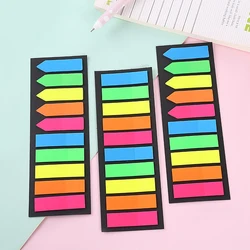 Reading Aid Highlight Sticker Transparent Fluorescent Index Tabs Flags Sticky Note Memo Pad Stationery School Office Supplies