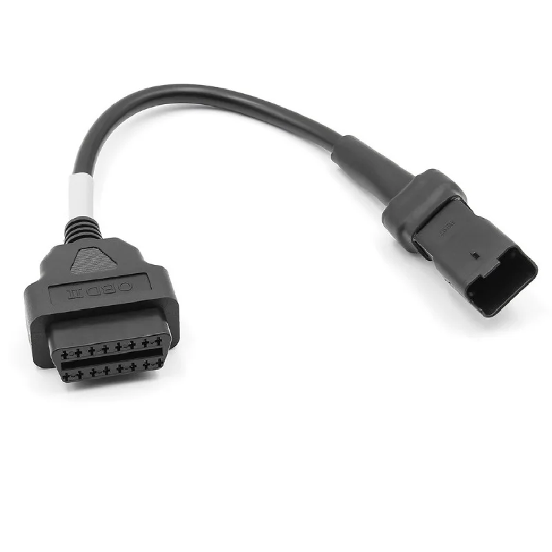 Cable OBD de motocicleta para Ducati, Cable de enchufe de 4 pines, Cable de diagnóstico de 2 pines a OBD2, adaptador de 4 pines, accesorios para