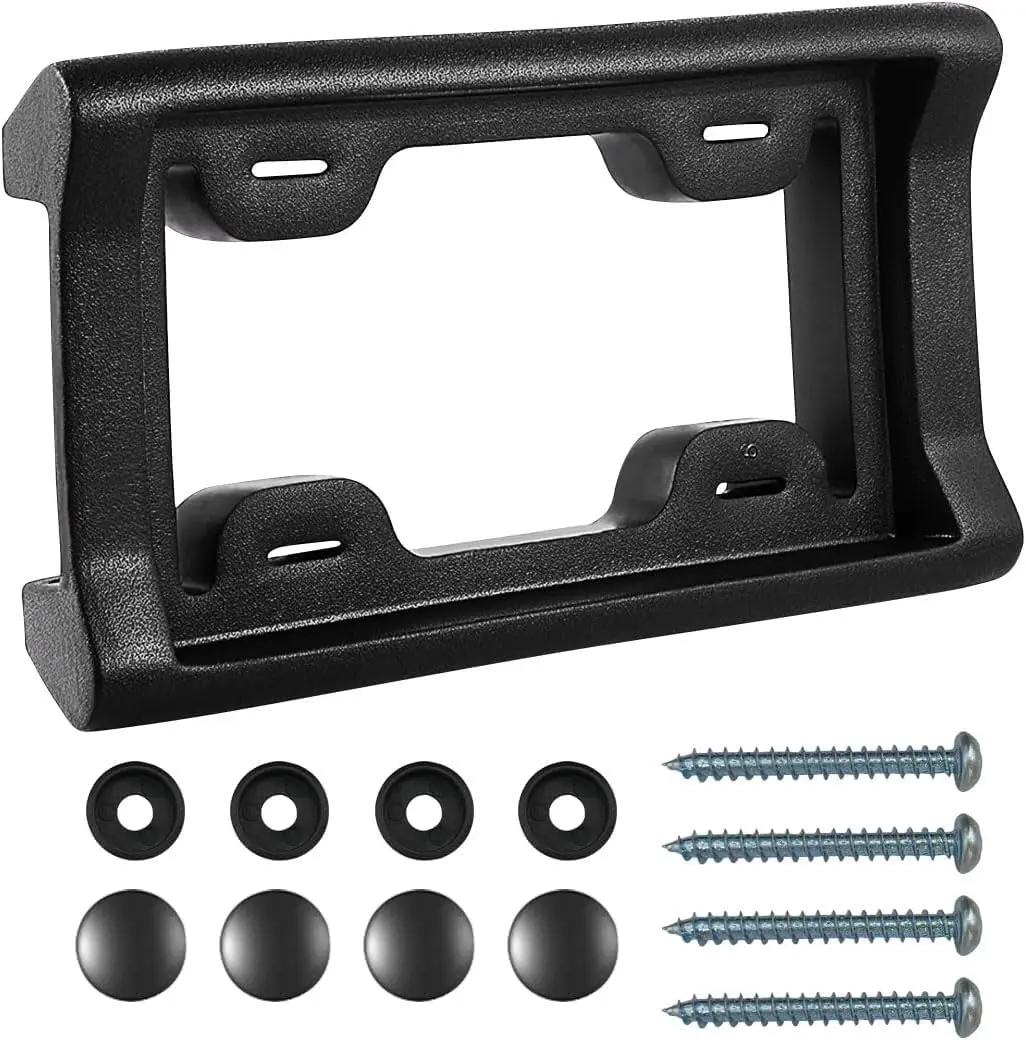 

2.3" Thick EVA License Plate Bumper Guard - Protects Car Bumper From Scratches & Dents, Heavy-Duty Rubber Universal Fit for Car