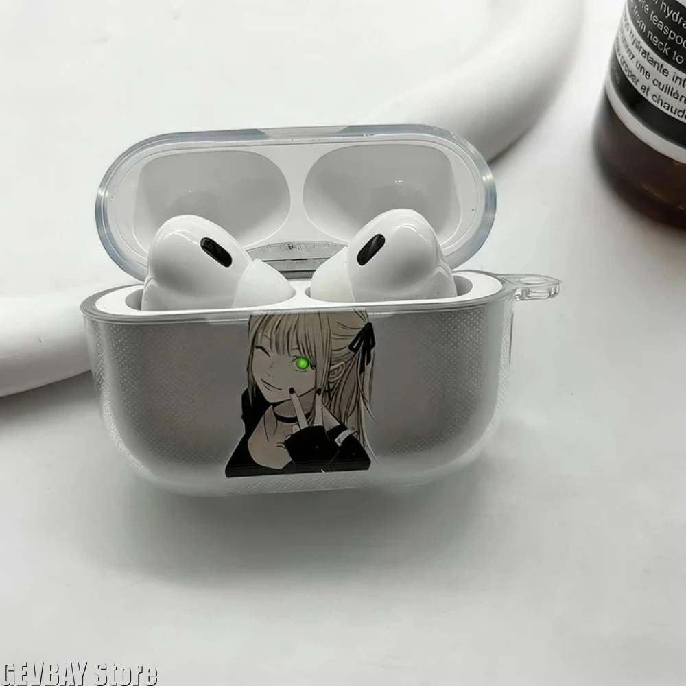 

Anime Misa Transparent Case for Airpods Pro 3 2 1 4 Cute Cartoon Anime Cases TPU Earphone Cover