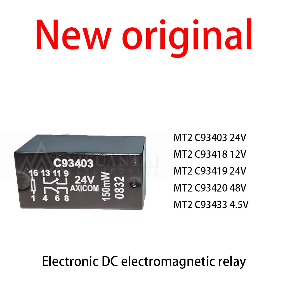 

10 Pcs/Lot New original MT2 C93403 24V MT2 C93418 12V MT2 C93419 24V MT2 C93420 48V MT2 C93433 4.5V Electronic DC electromagnet