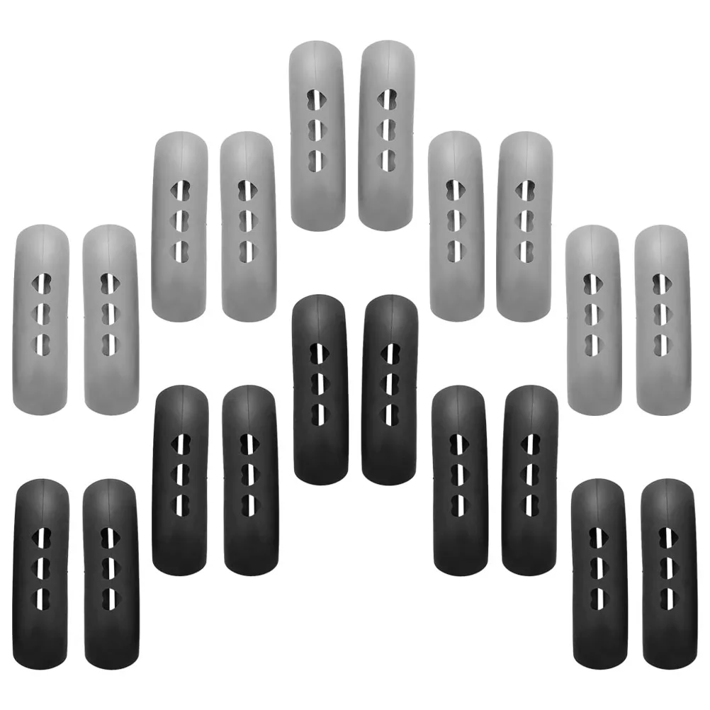 

20 шт. термостойких резиновых накладок на ручки для посуды, нескользящие защитные чехлы для ручек, инструмент для приготовления пищи в сковороде-воке