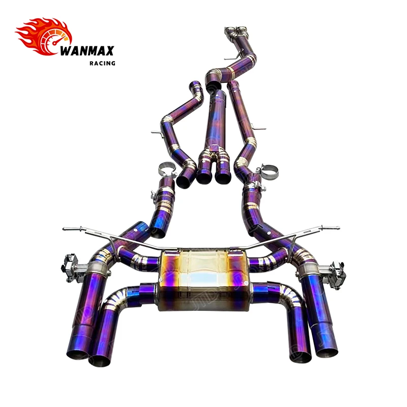 Titanium Alloy Exhaust Catback for  M3 M4 G80 G82 S58 Exhaust Tuning