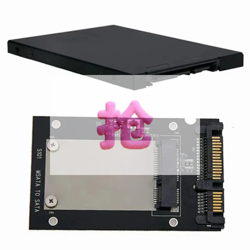 1 Set Windows Linux 10 OS MSATA M.2 To SATA 3 Standard Universal Mini MSATA To 2.5" SATA 22-Pin Converter Adapter Card