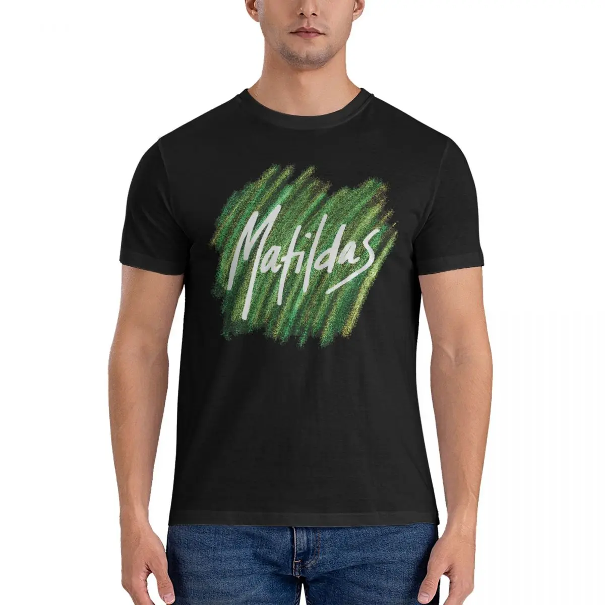 Men's graphic T-Shirts THE MATILDAS TEE We Love You Tillies Cool Cotton Tee Shirt Short Sleeve Matildas T Shirt Round Neck Tops