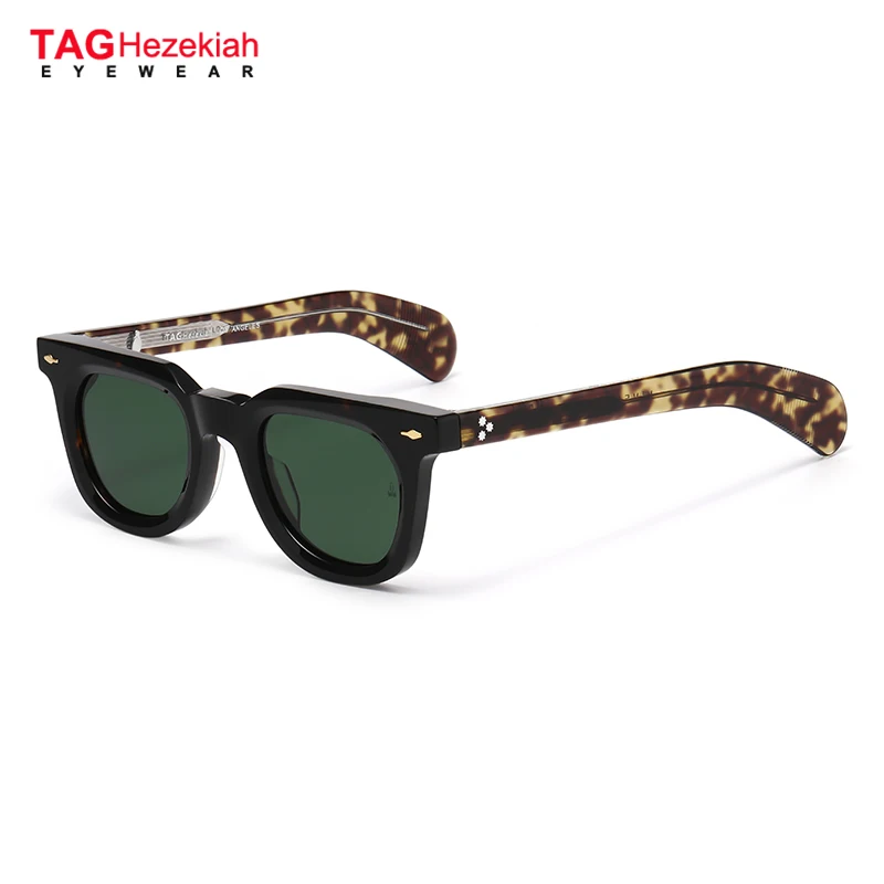 TAG Hezekiah Luxury Brand Sunglasses Men Acetate Sun glasses Women Outdoor Travel Protection Sunshade Designer Retro Sunglass