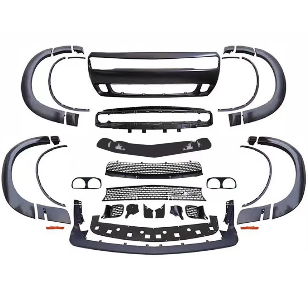 

Car Body Kit with Grille Front Bumper Upgrade Front Bumper Kit Body Kit