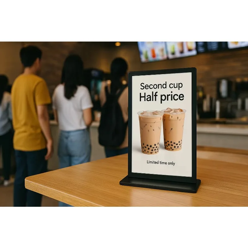 10.1Inch Electronic Shelf Labels LCD Digital Poster Tags for Indoor Retail Stores with Full Color Display