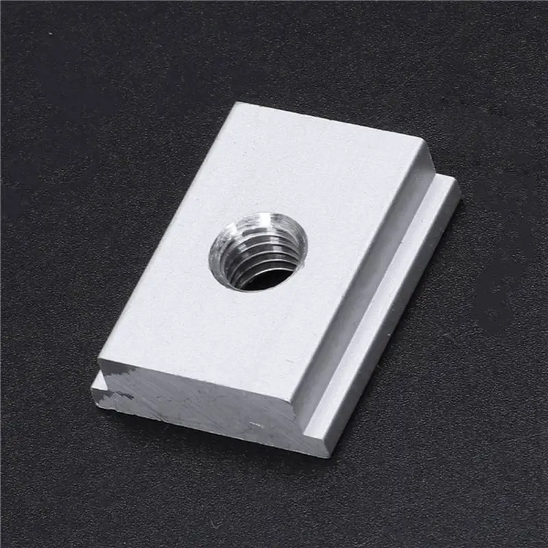 20Pcs M8 T-Track Slider Sliding Nut Aluminum Alloy T Slot Nut For Woodworking Tool Jigs Screw Slot Fastener-AT30