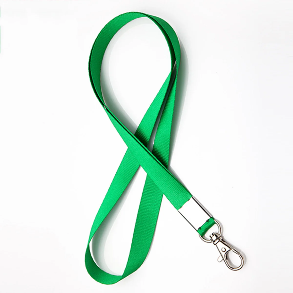 1PCS Neck Strap Lanyard Safety Metal Badge Lanyard for Business Id Key (Grass Green) ID lanyand