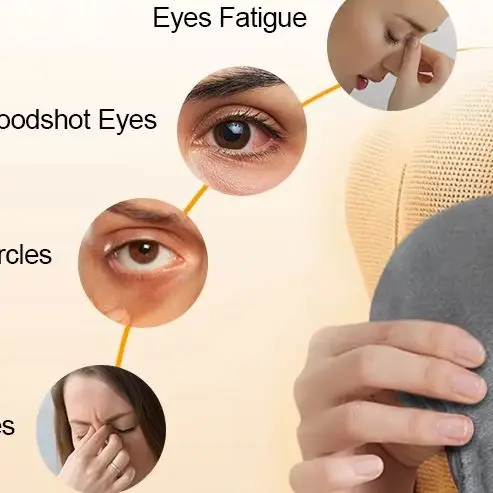 

Беспроводная маска для глаз с электрическим подогревом, маска для сна, моющаяся, интеллектуальная маска для сна с горячим компресом, перезаряжаемая