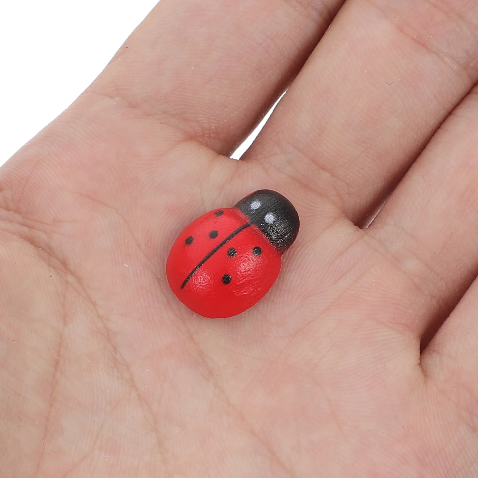 100 قطعة ملصقات الخنفساء الخشبية ذاتية اللصق التماثيل الصغيرة DIY بها بنفسك الحرف سكرابوكينغ ديكور المنزل حديقة الديكور مايكرو