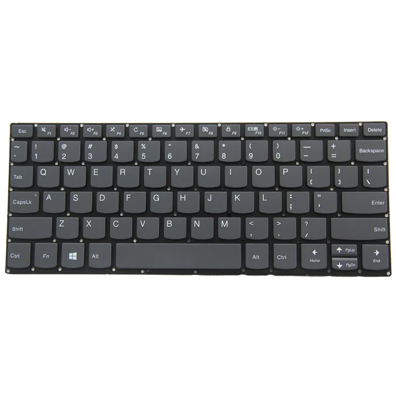 US Keyboard for Lenovo Yoga 330-13IKB FLEX11 330-11IGM S130-11IGM Series Gray No backlight